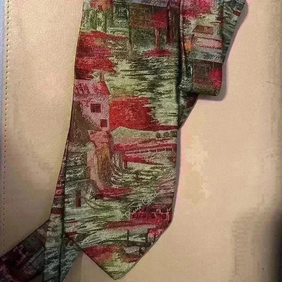 Pierre Cardin‎ Paris Pure Soie Silk Mens Tie - Picture 2 of 9